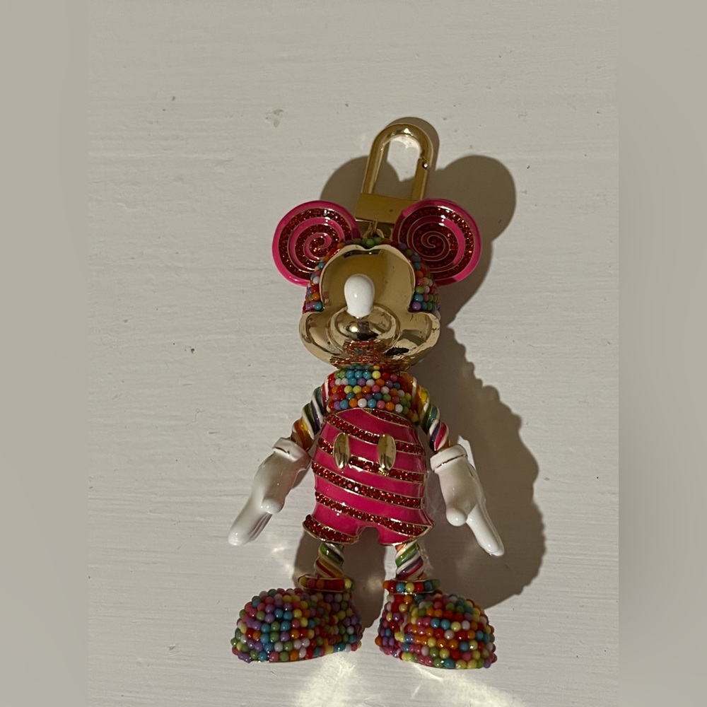 BaubleBar Multicolor Mickey Mouse Bag Charm, Candy